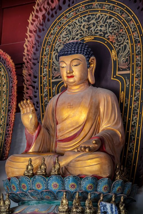 Statula, Vaizdas, Auksas, Buda, Tikėjimas, Religija, Vaizdai, Moteris