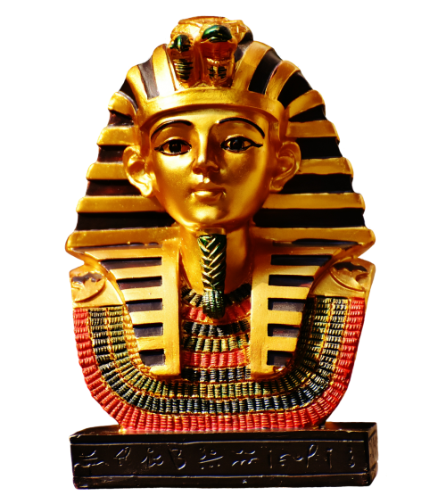 Statula, Egiptas, Figūra, Egyptian, Pharaonic, Galva, Izoliuotas, Išimtis, Iškirpti, Pasėlių Auginimas