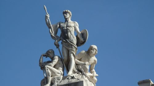 Statula, Romėnų, Karys, Paminklas, Kelionė