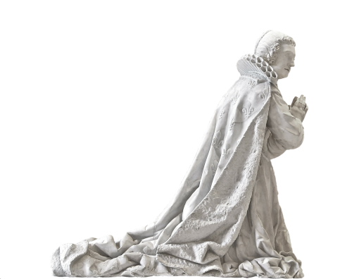 Statula, Skulptūra, Melstis, Charlotte De La Tremoille 1599-1664, Religija, Tikėjimas, Izoliuotas, Pasėlių Auginimas, Išimtis, Iškirpti