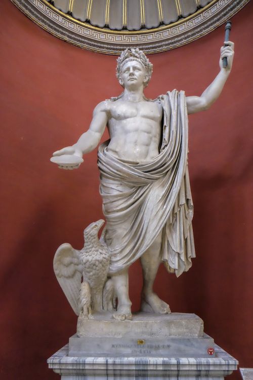Statula, Skulptūra, Romėnų, Vatikanas, Muziejus, Marmuras, Vatikano Muziejus, Italy, Menas, Roma