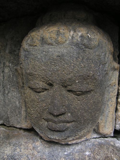 Statula, Veidas, Skulptūra, Galva, Akmens Figūra, Indonezija, Asija