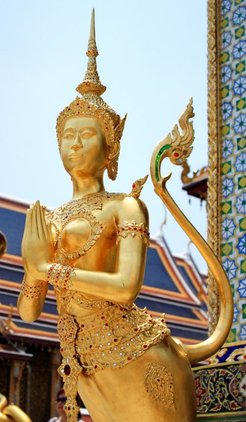 Statula, Smaragdinės Budos Šventykla, Tailandas