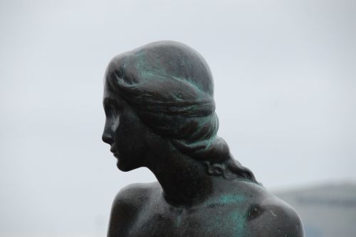 Statula, Skulptūra, Menas, Bronza, Kelionė, Maža Undinė, Kopenhaga, Denmark