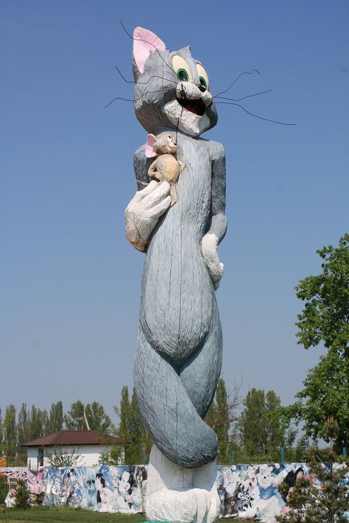 Statula,  Skulptūra,  Katė,  Vaikystės,  Ukraina,  Zakarpacki Regione,  Kosino,  Griebtis,  Kelionė