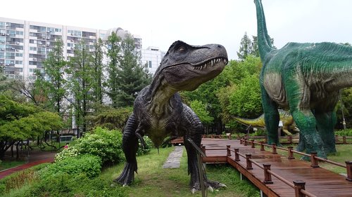 Statula,  Dinozaurai,  Nepakenčiamas,  Skulptūra,  Parkas