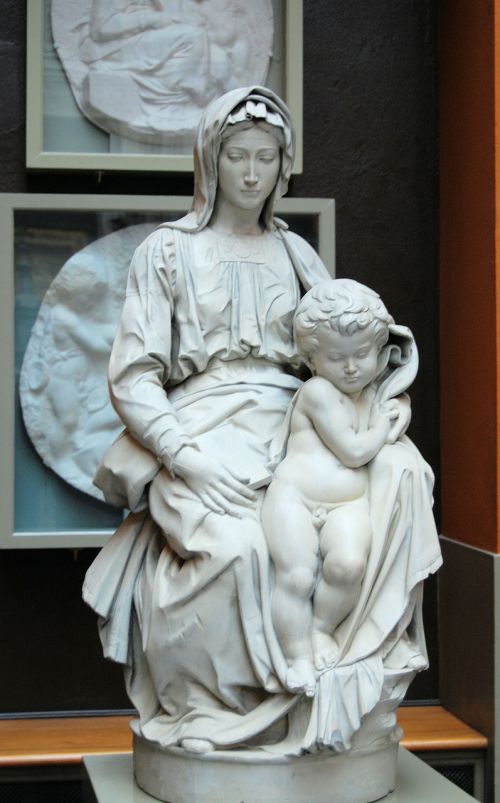 Statula, Skulptūra, Gražus, Muziejus, Moteris, Vaikas