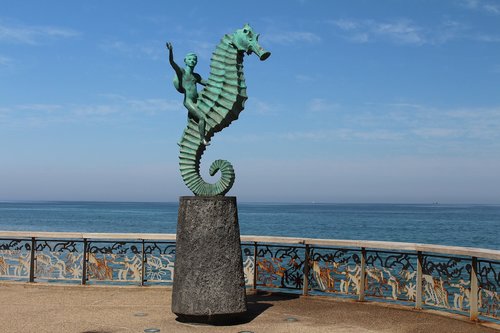 Statula,  Papludimys,  Pobūdį,  Jūra,  Meksika,  Cabo San Lucas,  Kūrinys,  Pakrantė