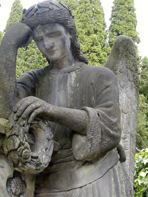 Statula, Angelas, Liūdesys, Kapinės, Akmuo, Mirtis