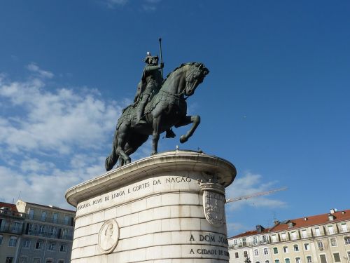 Statula, Lisbonas, Arklys, Portugal, Riteris, Orientyras, Istorija, Menas