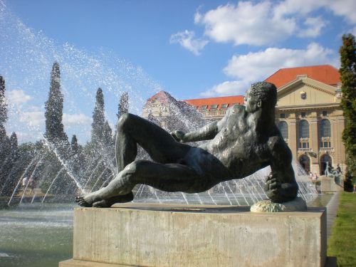 Statula, Debrecen Hungarian, Universitetas, Vyrų, Figūra