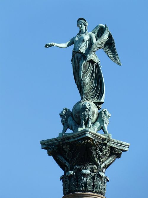 Statula, Angelas, Sparnas, Bronzos Statula, Paminklas