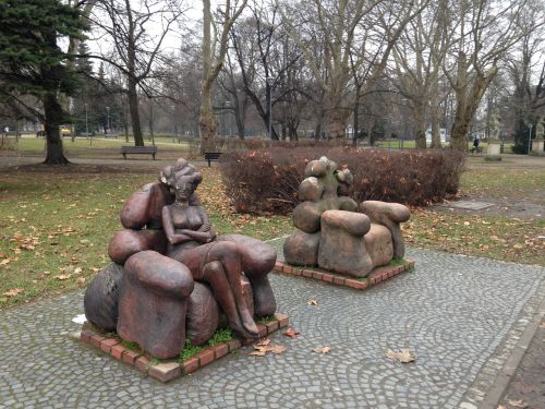 Statula, Fotelis, Akmuo, Parkas, Vroclave