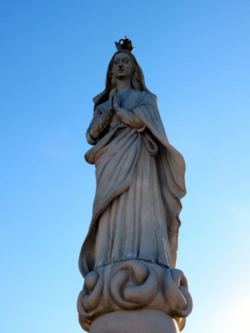 Statula, Skulptūra, Turizmo Parkas, Mūsų Protėvių Motina, Canguçu, Malda, Royalty Free