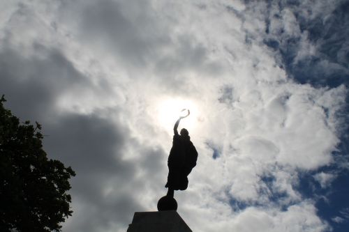Statula, Dangus, San Juanas, Paminklas, Debesys, Skulptūra