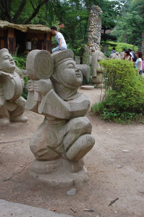 Statula,  Šokėja,  Pietų Korėja,  Asija,  Pierre,  Tradicija