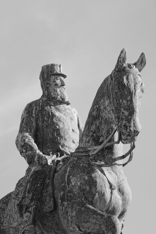 Statula,  Leopold Ii,  Arklys,  Karalius,  Oostende,  Juoda Ir Balta