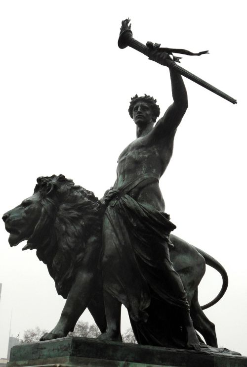 Statula, Bronza, Londonas, Leonas