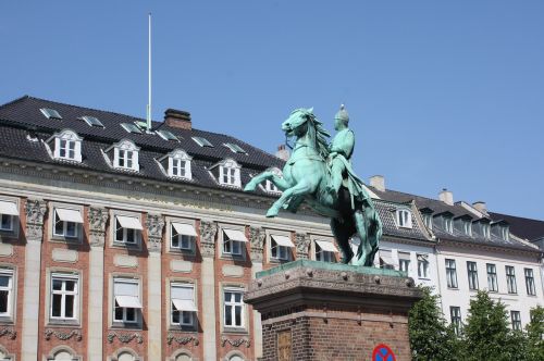 Statula, Raitelis Ant Arklio, Denmark, Kopenhaga