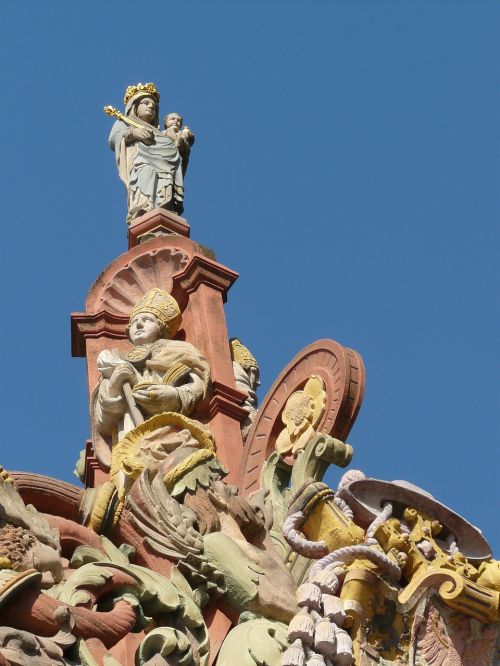 Statula, Senovinis, Menas, Skulptūra, Istoriškai, Senas, Mainz, Architektūra