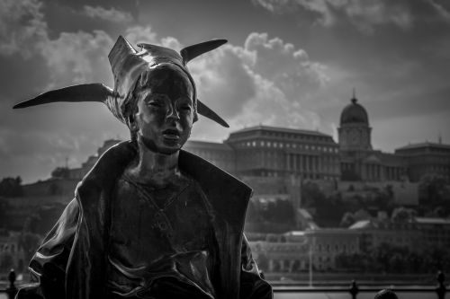 Statula Budapešte, Budapest, Vengrija, Statula, Budos Pilis