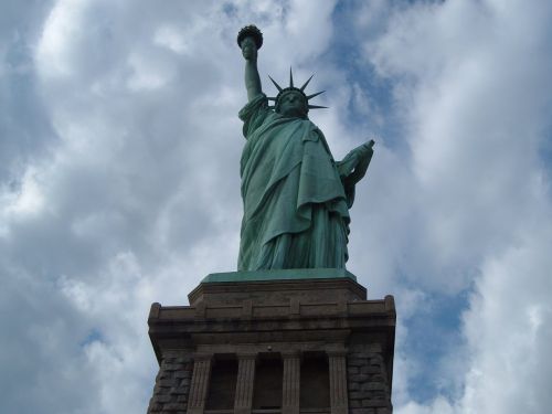 Laisvės Statula, Nyc, Statula, Usa, Laisvė, Dangus, Amerikietis, Ny, Lady