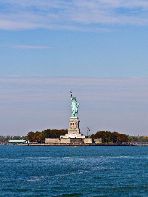 Laisvės Statula, Niujorkas, Jungtinės Valstijos, Statula, Vanduo