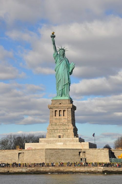 Laisvės Statula, Statula, Niujorkas, Manhatanas, Dangus