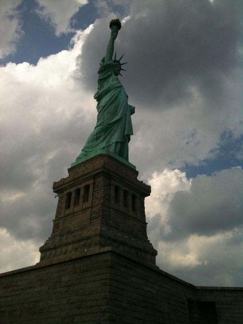Laisvės Statula, Niujorkas, Niujorkas, New York Skyline, Manhatanas, Usa, Amerikietis, Nyc, Lady, Laisvė, Architektūra, Orientyras