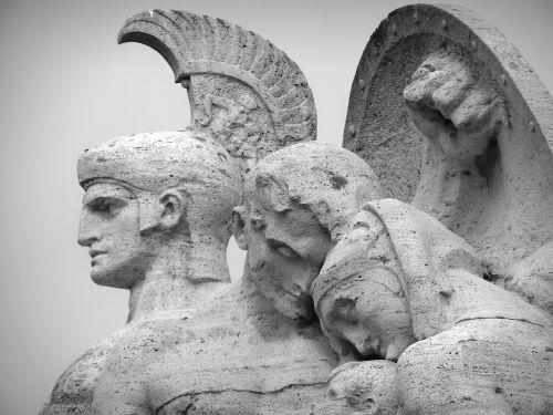 Statulos, Roma, Skulptūra, Statula, Roma Capitale, Castel Santangelo, Italy