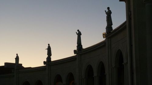 Statulos, Siluetas, Pastatas, Architektūra, Fatima, Portugal