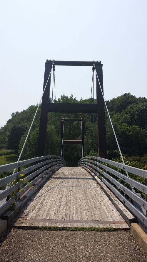 Plienas, Tiltas, Burlingtonas, Vermont, Intervale, Pėsčiųjų Tiltas