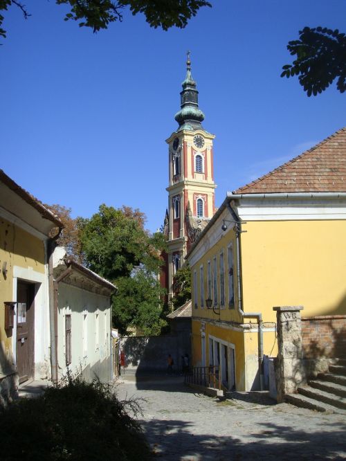 Szentendre, Belgrado Katedra, Bokštas, Alėja, Bokštas, Vengrija