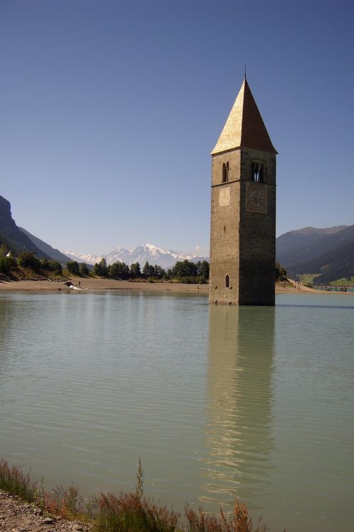 Bokštas, Sugeria, Ežeras, South Tyrol, Kalnai