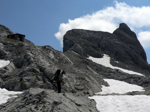 Steinernes Meer, Austria, Namelis, Sightseer, Kalnas, Sniegas