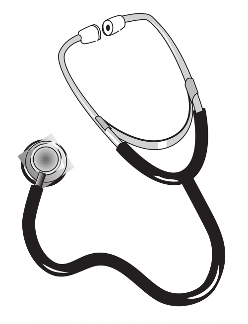 Stetoskopas, Gydytojas, Medicina, Nemokama Vektorinė Grafika