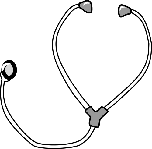 Stetoskopas, Diagnostika, Įranga, Medicinos, Gydytojas, Nemokama Vektorinė Grafika