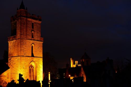 Stirling, Naktis, Architektūra, Šventojo Gailestingumo Bažnyčia, Senamiesčio Kalėjimas, Istorinis
