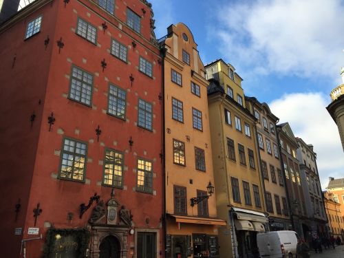 Stockholm, Namai, Senas, Architektūra, Švedija, Europa, Miestas