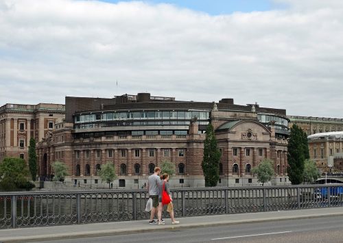Stockholm, Švedija, Reichstagas, Pastatas
