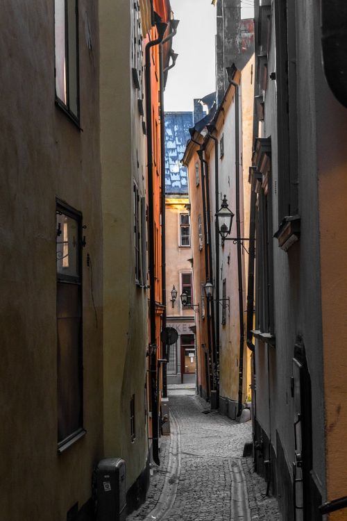 Stockholm, Senamiestis, Švedija, Alėja