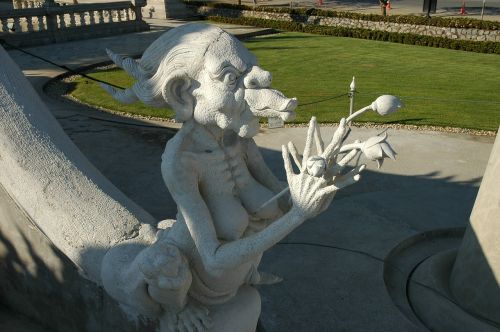 Akmens Figūra, Skulptūra, Balta Šventykla, Chiang Rai, Tailandas
