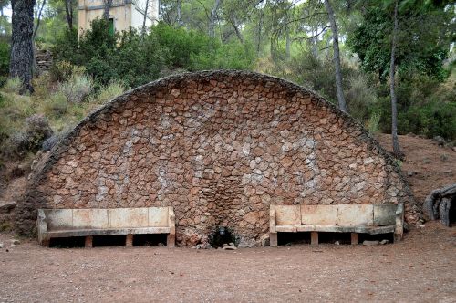 Akmens Fontanas, Šaltinis, Architektūra, Ispanija, Akmuo, Kano, Akmeniniai Suolai
