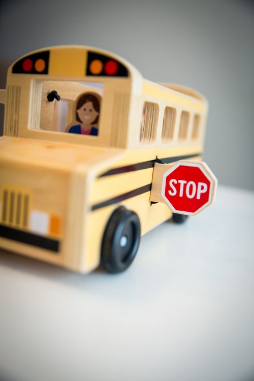 Sustabdyti, Mokykla, Mokyklinis Autobusas, Stop Ženklas, Autobusų Stotelė, Vaikai, Saugumas, Mokyklos Saugumas, Įspėjimas