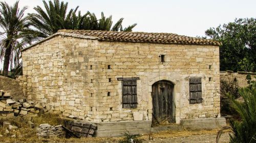 Sandėlis, Akmuo Pastatytas, Architektūra, Tradicinis, Kipras, Avdellero, Kaimas