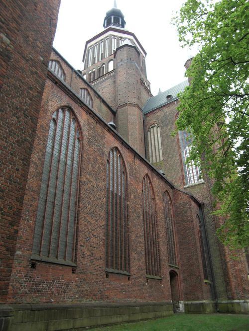 Stralsund, Mecklenburg West Pomerania, Bažnyčia, Architektūra, Pastatas, Fasadas, Plytų Pastatai, Baltijos Jūra, Bokštas