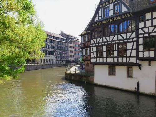 Strasbourg, Petite France, Kanalai, Stud, Namas, Alsace