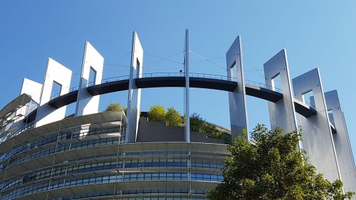 Strasbourg, Europos Parlamentas, Architektūra, Pastatas, Šiuolaikiška, Politika, Demokratija