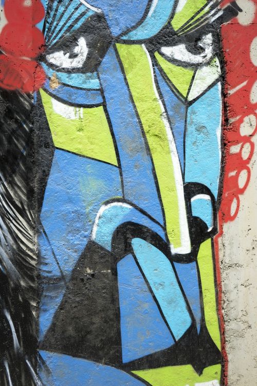 Gatvės Menas, Grafiti, Sofia, Bulgarija, Veidas