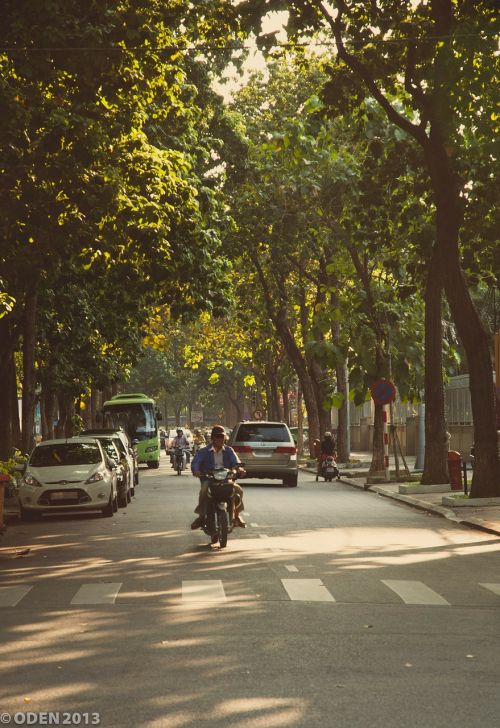 Gatvė, Kelias, Saigon, Hošimino Miestas, Transporto Priemonės, Eismas, Vietnamas, Pavasaris